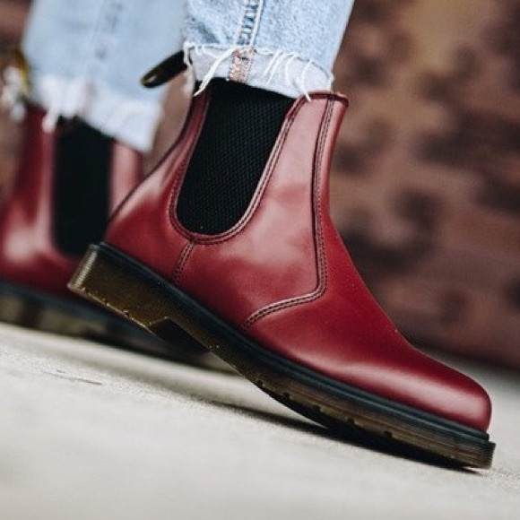 Dr. Martens Shoes - Red Dr Martens Chelsea Boot